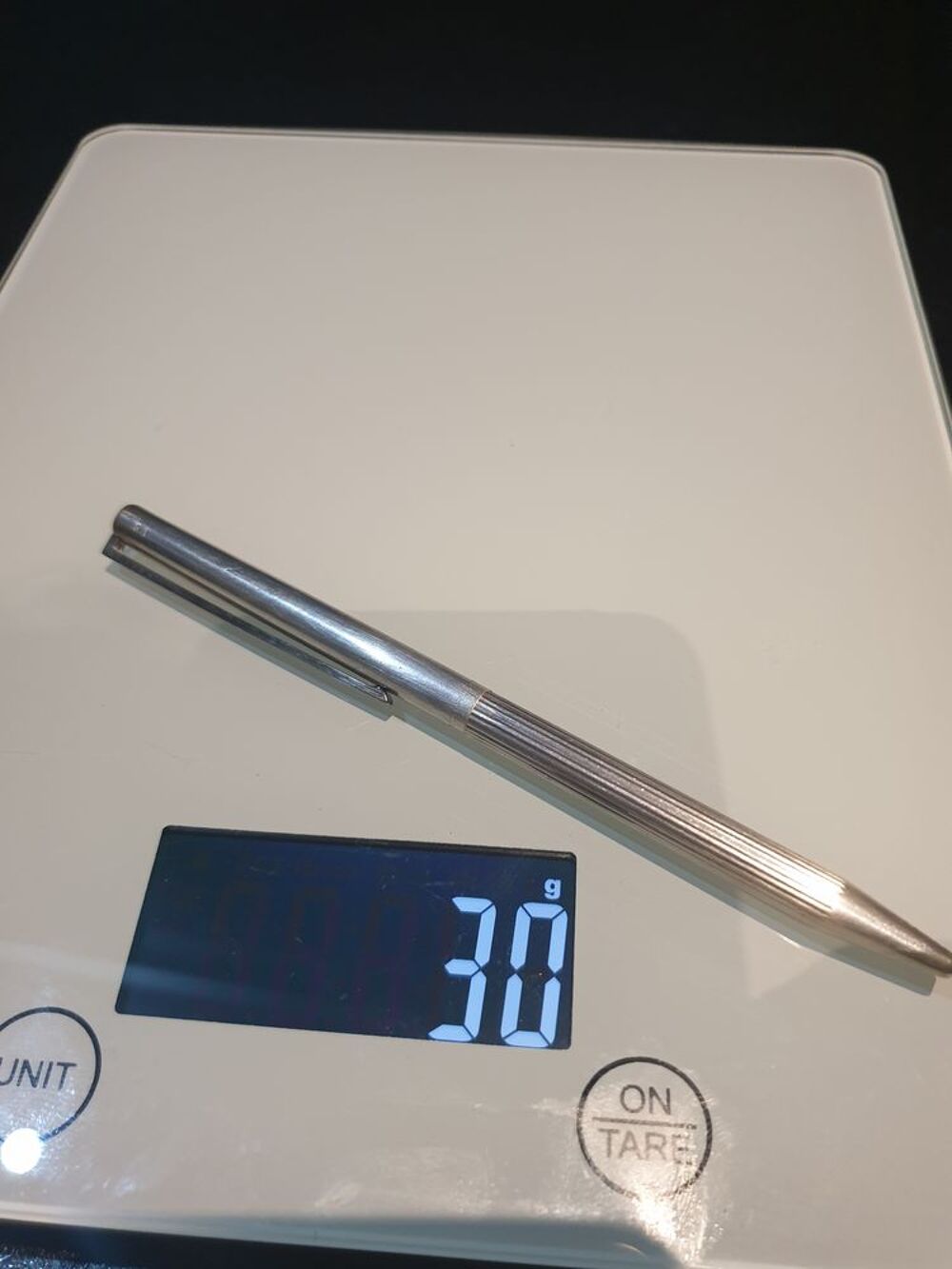 Stylo &agrave; Bille DUPOND en Argent Massif Bijoux et montres