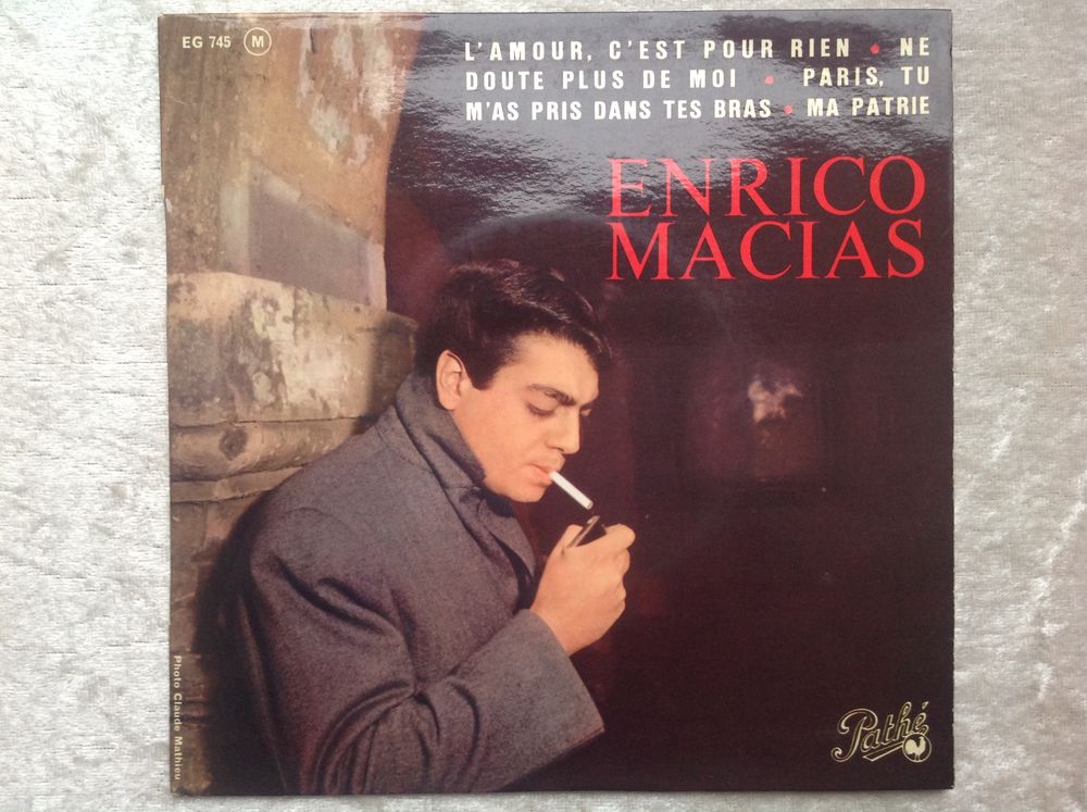 ENRICO MACIAS 4 TITRES DISQUE TR&Eacute;S BON &Eacute;TAT CD et vinyles