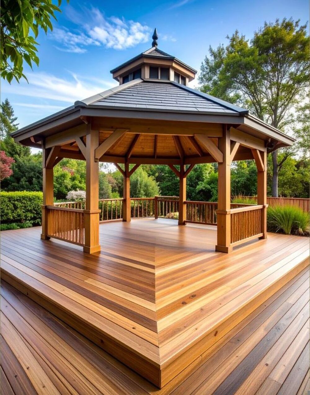 Gazebo circulaire Bricolage