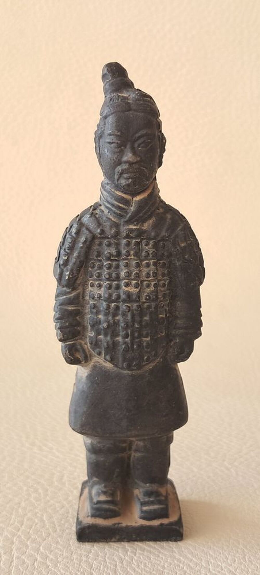 lot de 4 figurines en terre cuite guerriers chinois Décoration