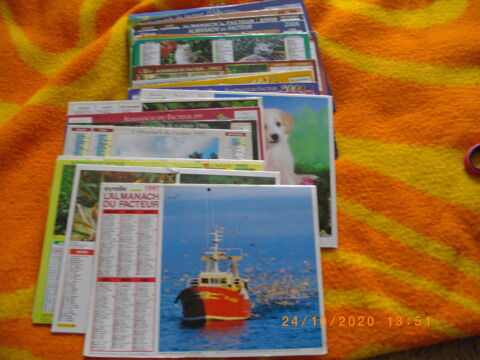 LOT DE 28 CALENDRIERS DES PTT 10 Perros-Guirec (22)