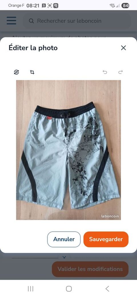 Short de bain  10 Bertaucourt-Epourdon (02)