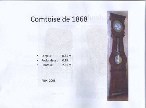 HORLOGE COMTOISE DE 1848 200 Prahecq (79)
