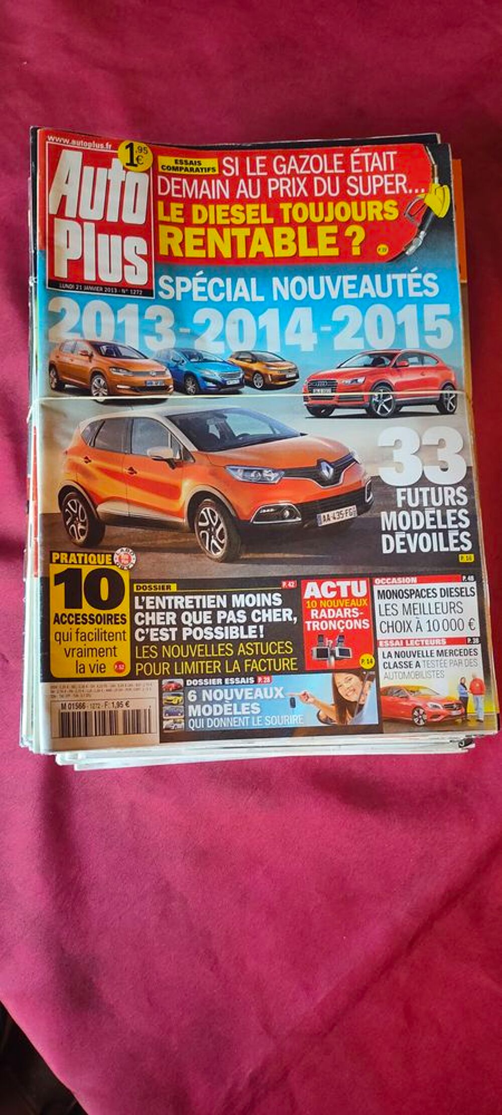 45 magazines auto plus ann&eacute;e 2013 Livres et BD