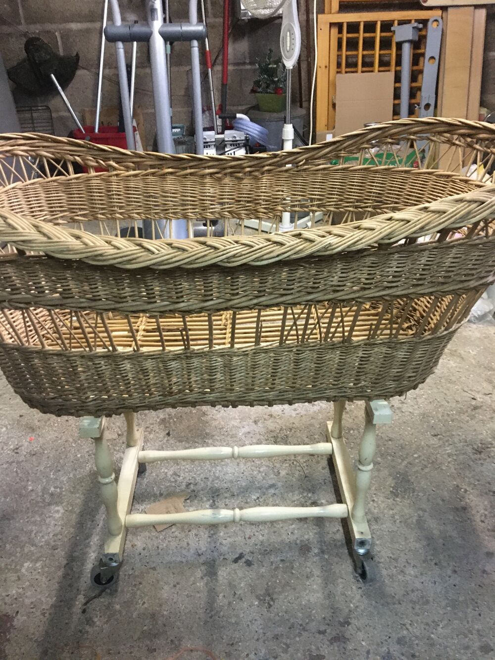  berceau osier Mobilier enfants