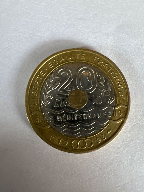 20 franc 1993 Jeux mediteraneen 10 Pierrelaye (95)