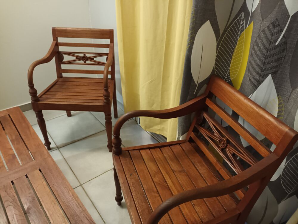 Salon bois teck Meubles