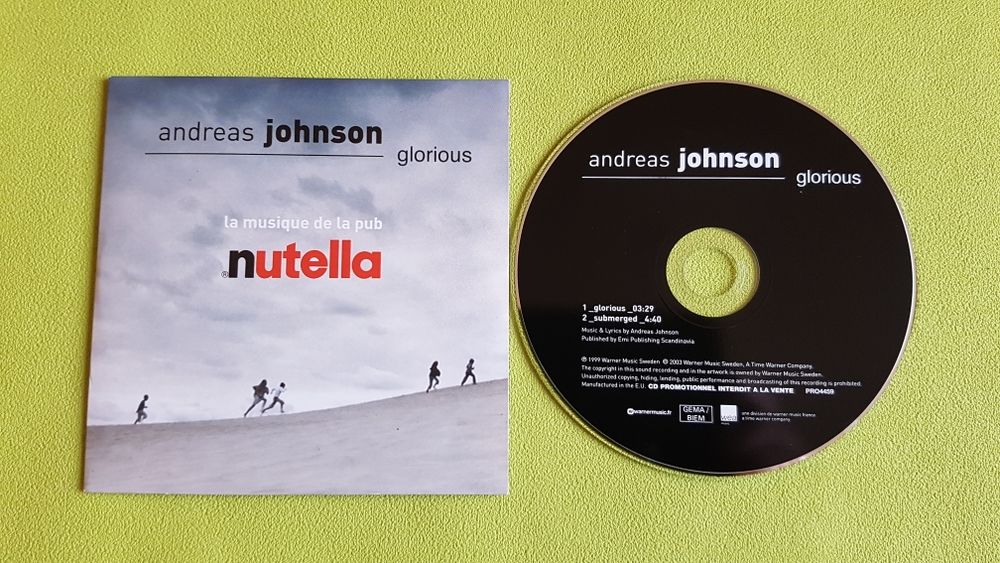 LA MUSIQUE DE LA PUB NUTELLA CD et vinyles