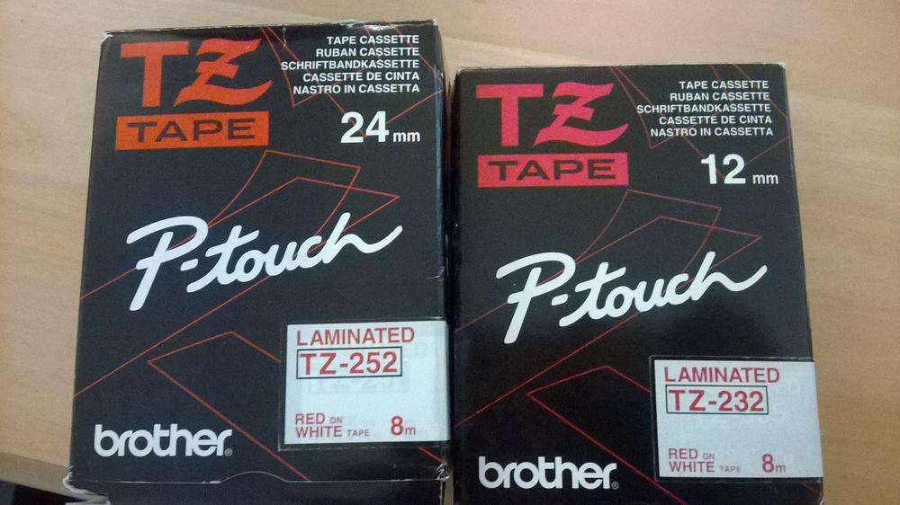 Brother Tape cassette 12mm et 24mm TZ-232 Matériel informatique