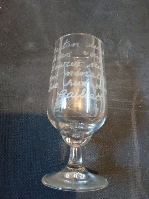 Verre grav�  � la m�moire du mineur 5 Escaudain (59)