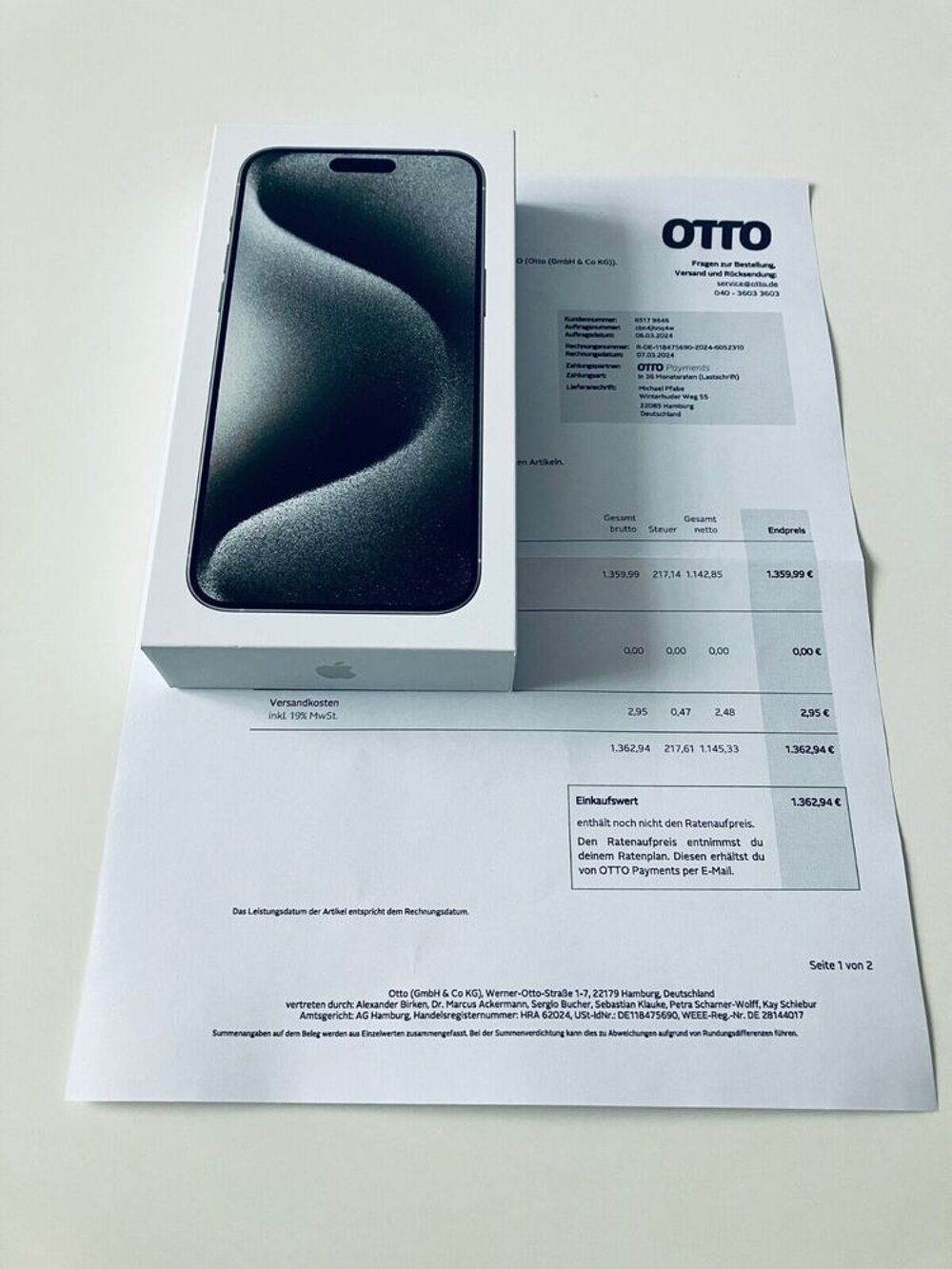 Apple iPhone 15 Pro Max scell&eacute; T�l�phones et tablettes