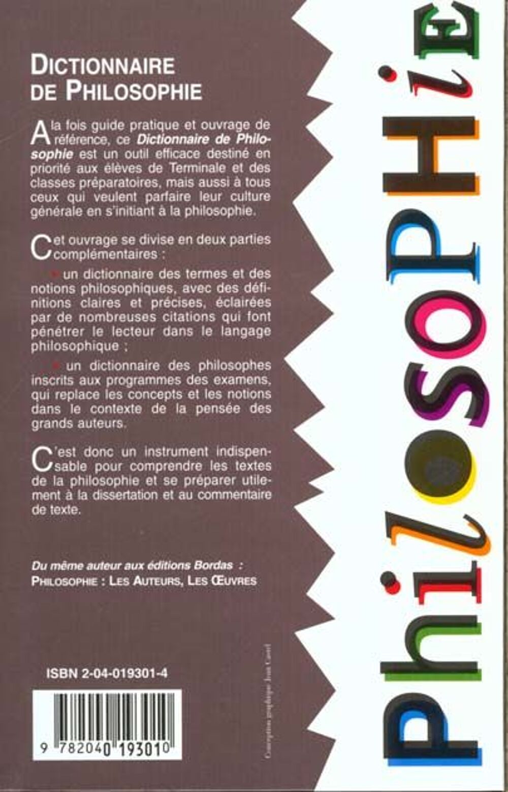 Dictionnaire de philosophie Livres et BD