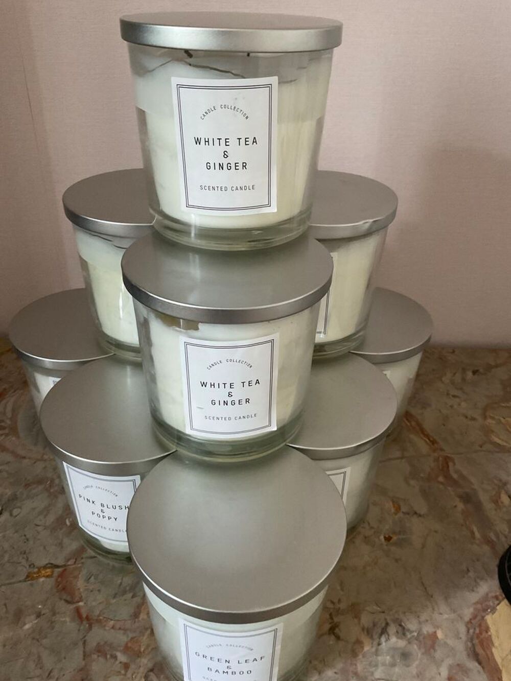 Lot de 10 bougies Dcoration