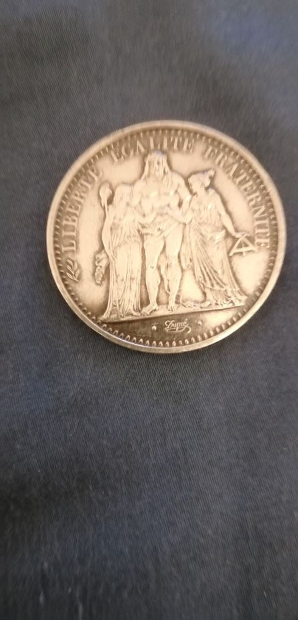 Recherche pi&egrave;ces anciennes en argent de 5 francs. 10 et 50 f Bijoux et montres