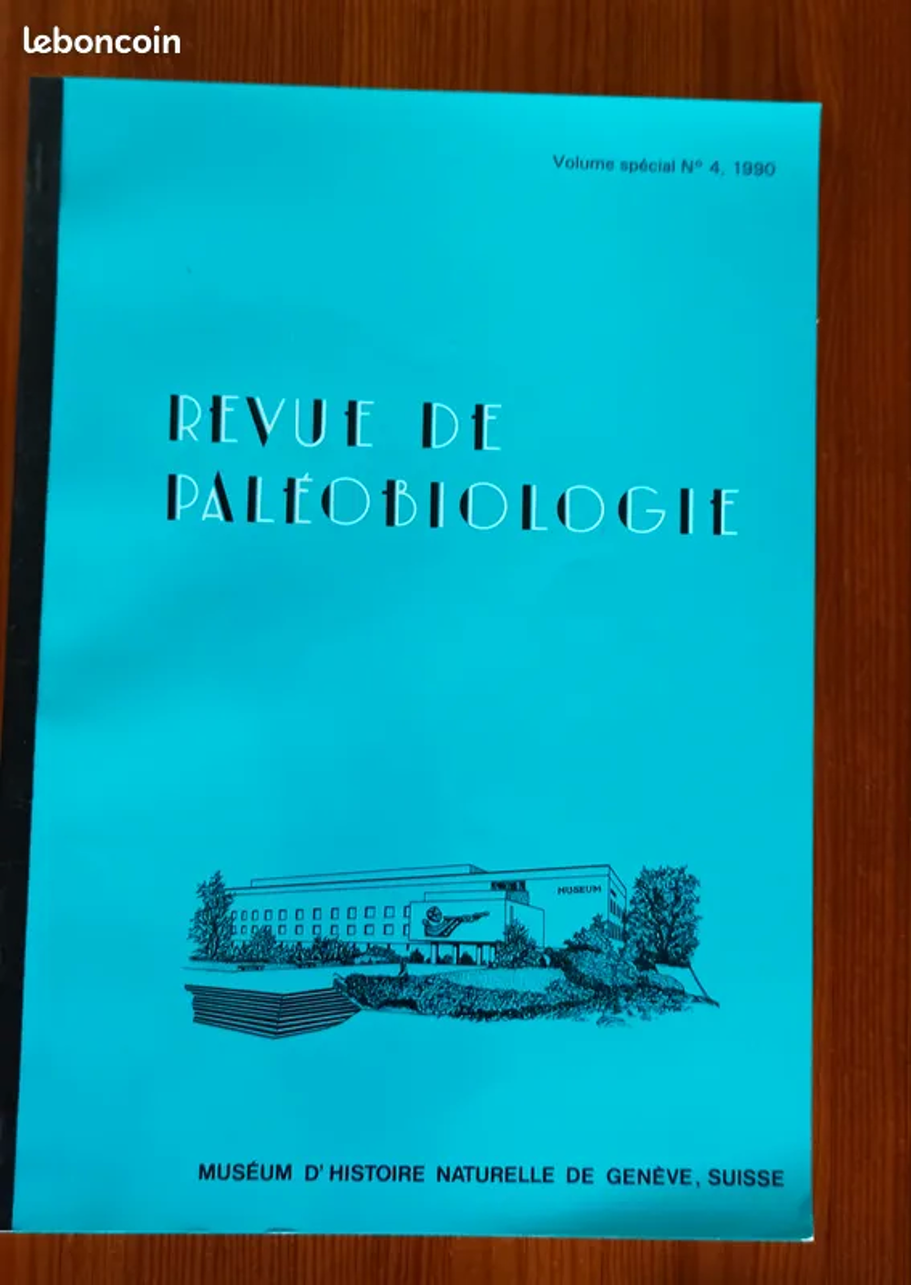 REVUE DE PAL&Eacute;OBIOLOGIE - Volume sp&eacute;cial n&deg;4 - 1990 - Pluvis, Livres et BD