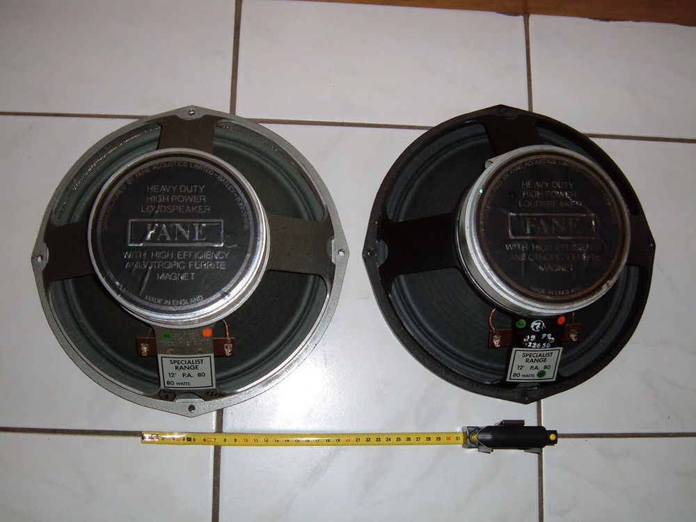 FANE ACCOUSTIC (dual cone ) ENGLAND vintage 12' (1970) Audio et hifi