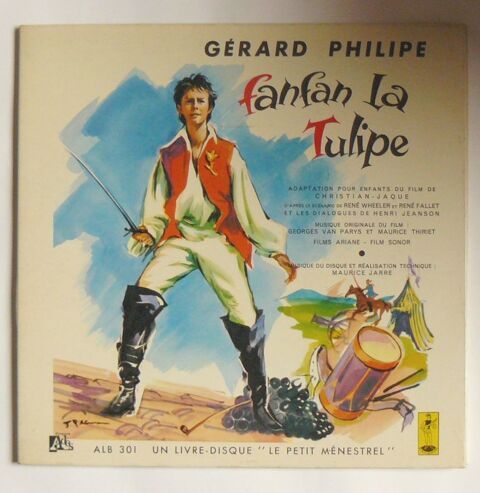 25cm Maurice JARRE : Fanfan la Tulipe (Gérard PHILIPPE) 15 Argenteuil (95)