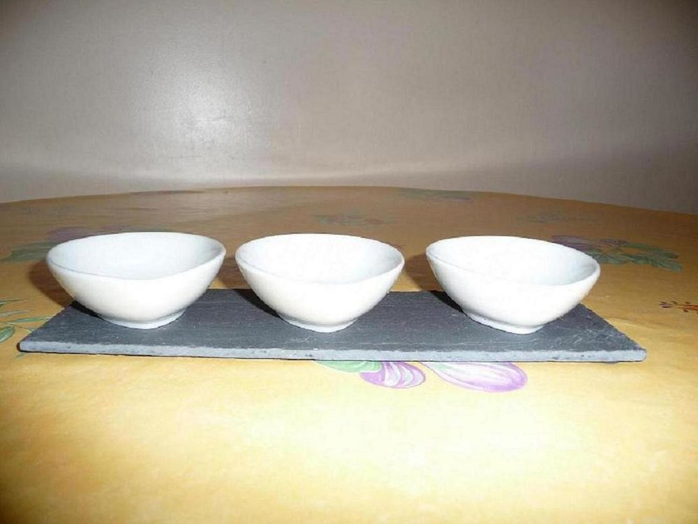 3 coupelles en porcelaine Cuisine