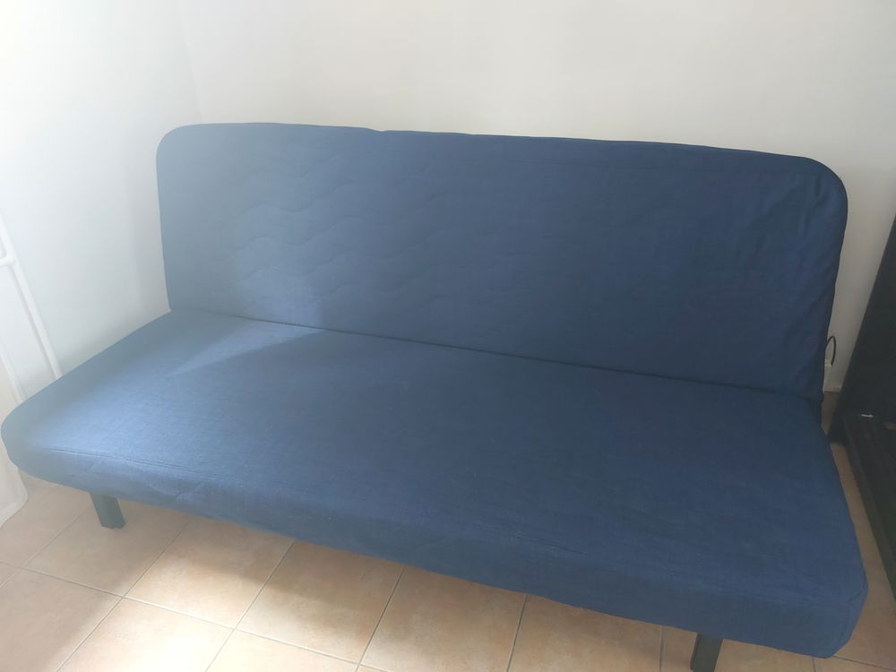 
IKEA Canap&eacute; 3 places convertible, avec matelas en mousse Meubles