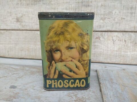 Ancienne Boite T�le Publicitaire Phoscao 
35 Loches (37)