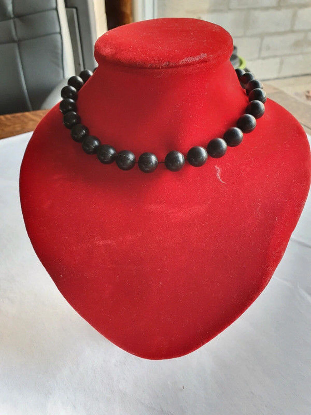 Collier perles noires Bijoux et montres