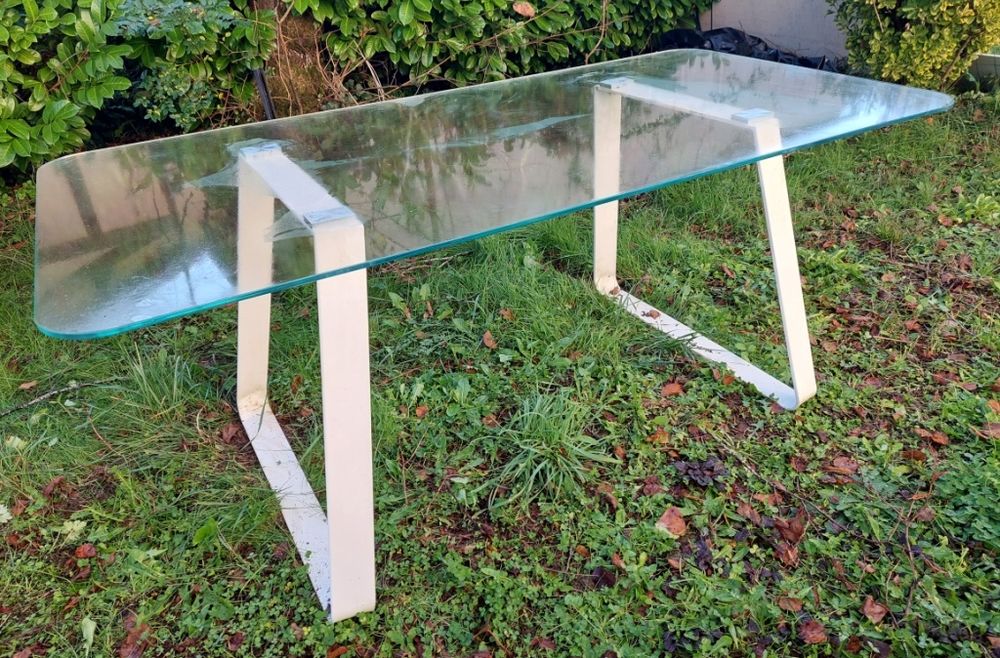 TABLE EN VERRE DESIGN 180cm x 90cm verre10mm - 3 EXEMPLAIRES Meubles