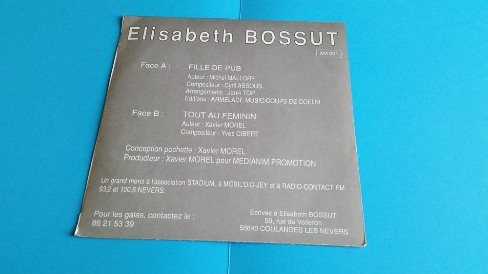 ELISABETH BOSSU CD et vinyles
