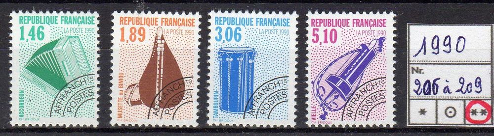 TIMBRES FRANCE 
PREOBLITERES
N** 