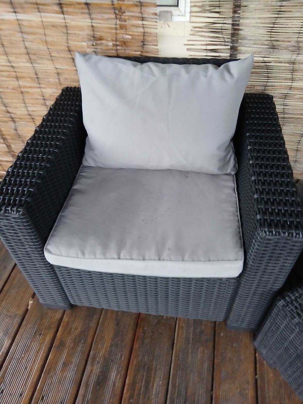 salon de jardin 2 fauteuils 1 table basse + transat Jardin