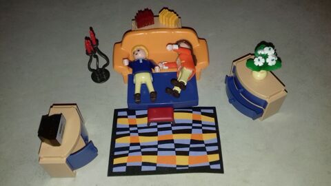 SALON CONTEMPORAIN   PLAYMOBIL   avec 2 personnages 22 Villeurbanne (69)