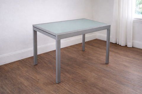 Superbe table extensible design acier/verre ? 6 � 12 personn 10 Strasbourg (67)