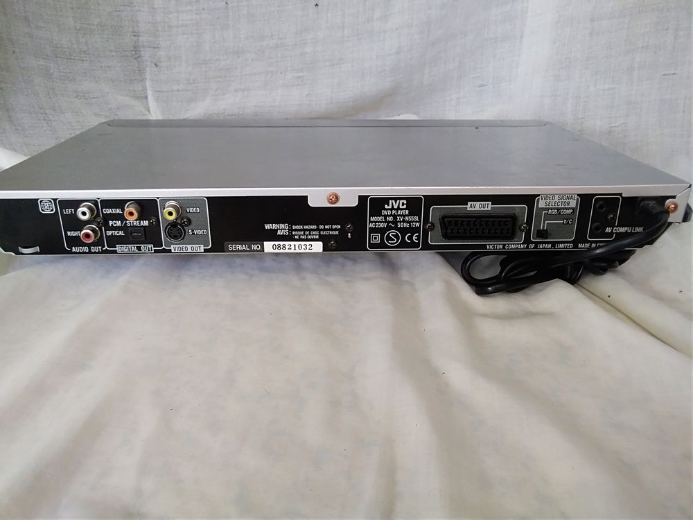 Lecteur DVD de marque JVC Photos/Video/TV