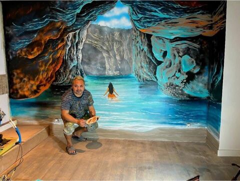 Artiste muraliste 1 Saint-Ouen (93)