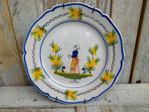 Assiette Faïence HB Henriot-Quimper
25 Loches (37)