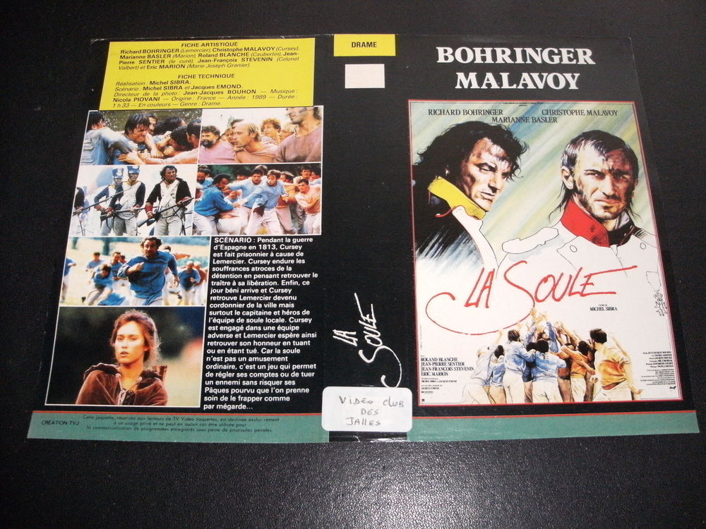 Film : " La soule " DVD et blu-ray