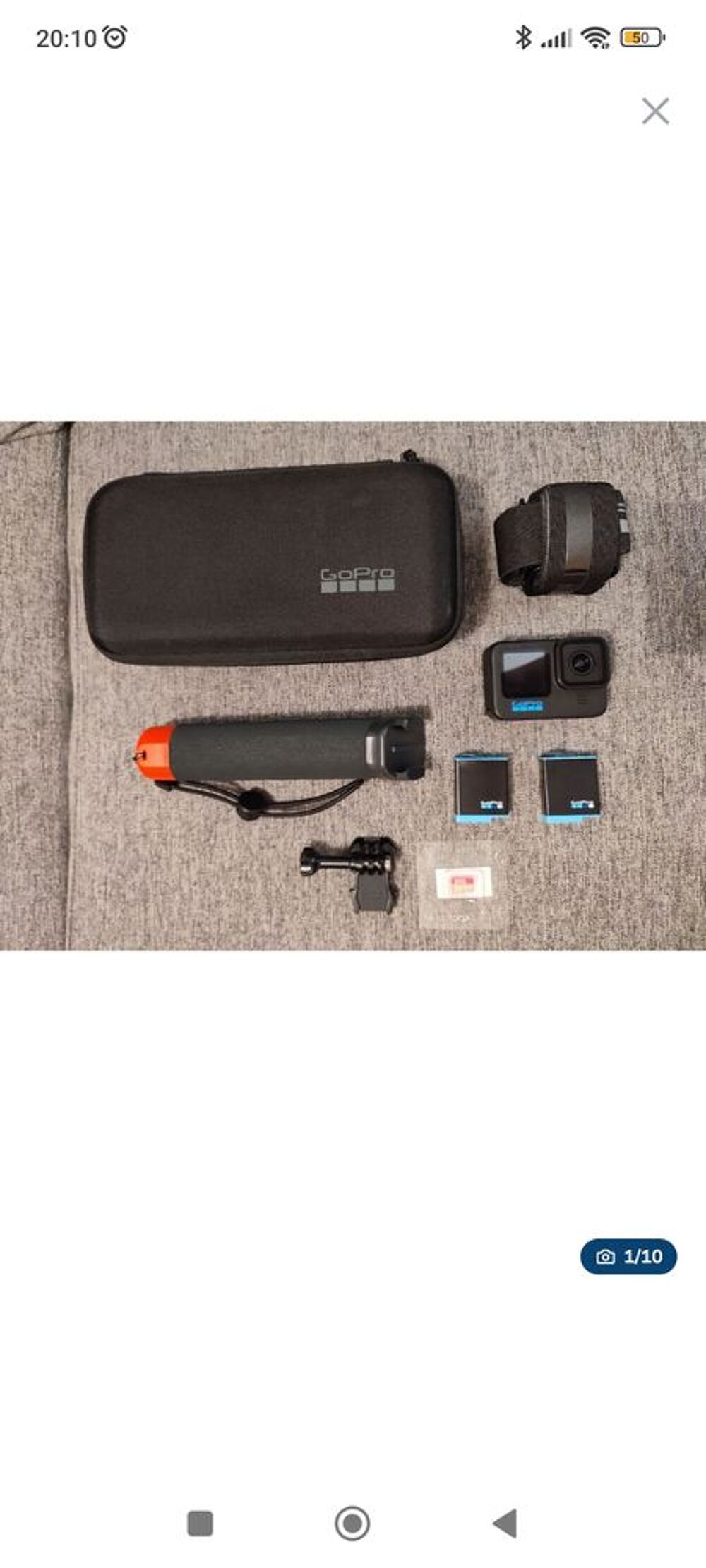 GoPro HERO 10 BLACK + accessoires Photos/Video/TV
