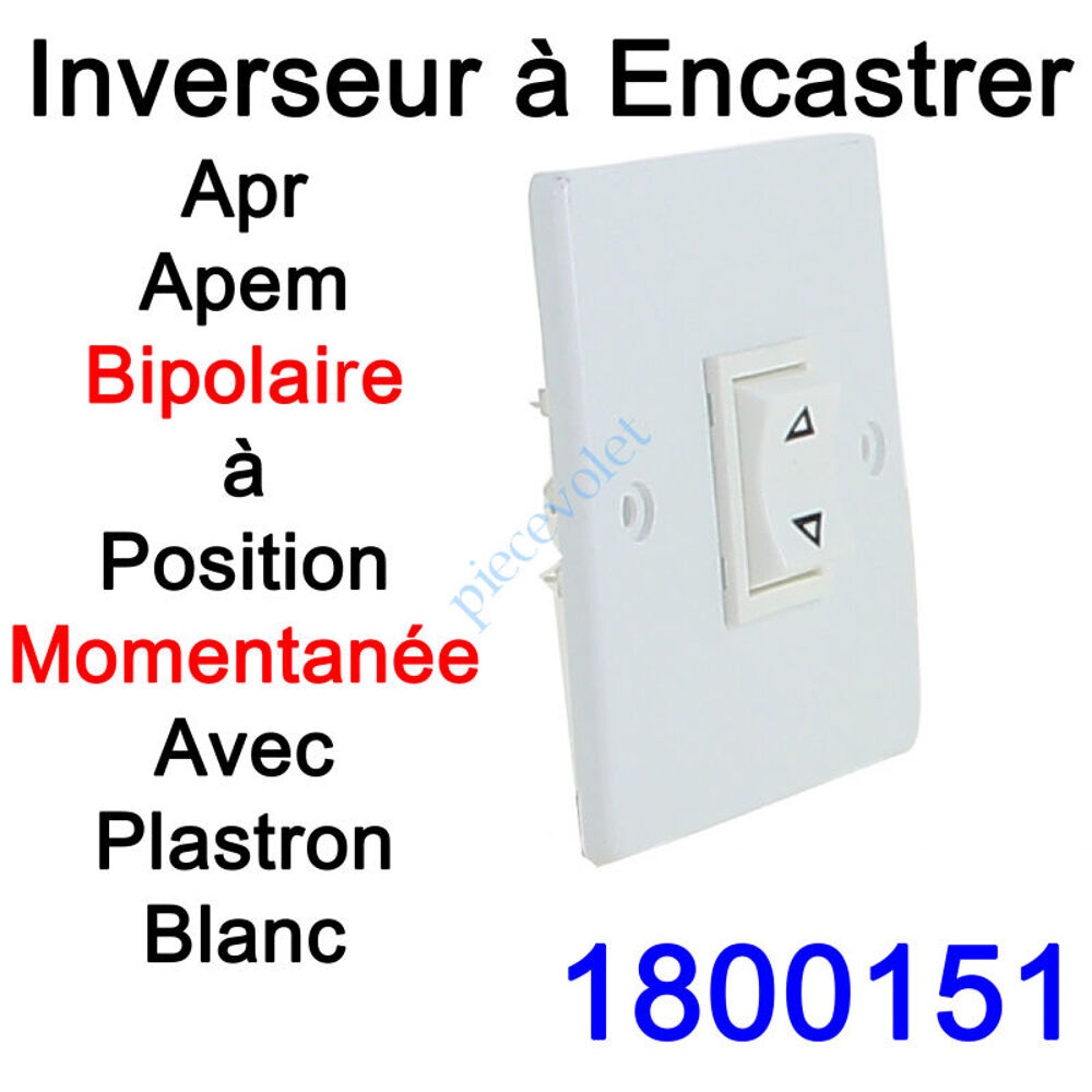 INVERSEUR SOMFY volet roulant REF:1800151
Bricolage