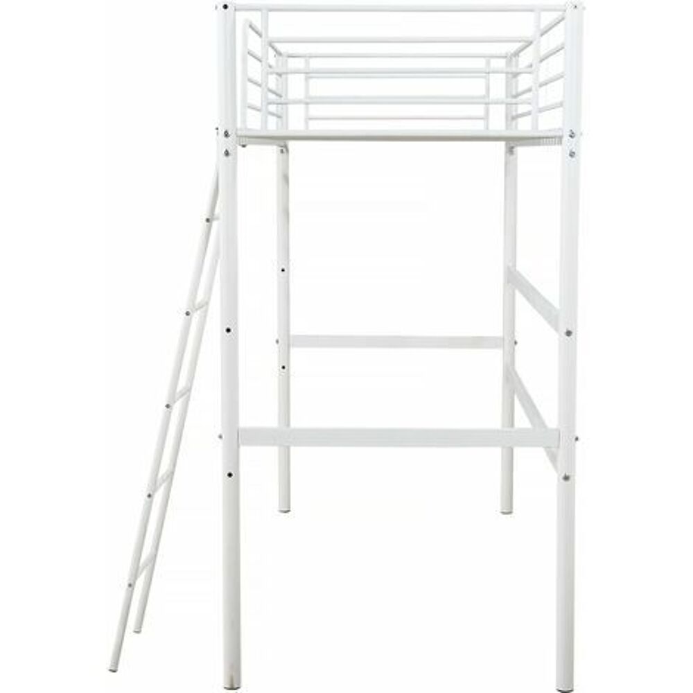 Lit mezzanine "Alora" - 90 x 190 cm - Blanc Meubles