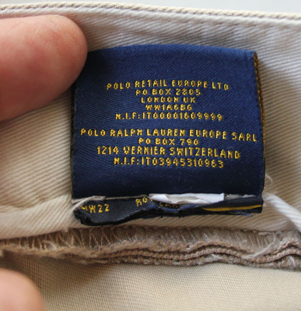 Short beige Rugby RALPH LAUREN T.34 Vêtements