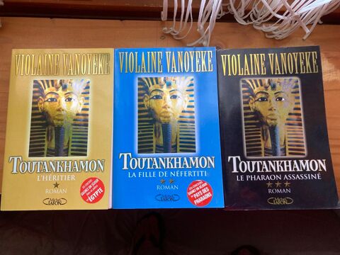 trilogie de la saga  TOUTANKHAMON  de Violaine Vanoyeke 15 Les Églisottes-et-Chalaures (33)