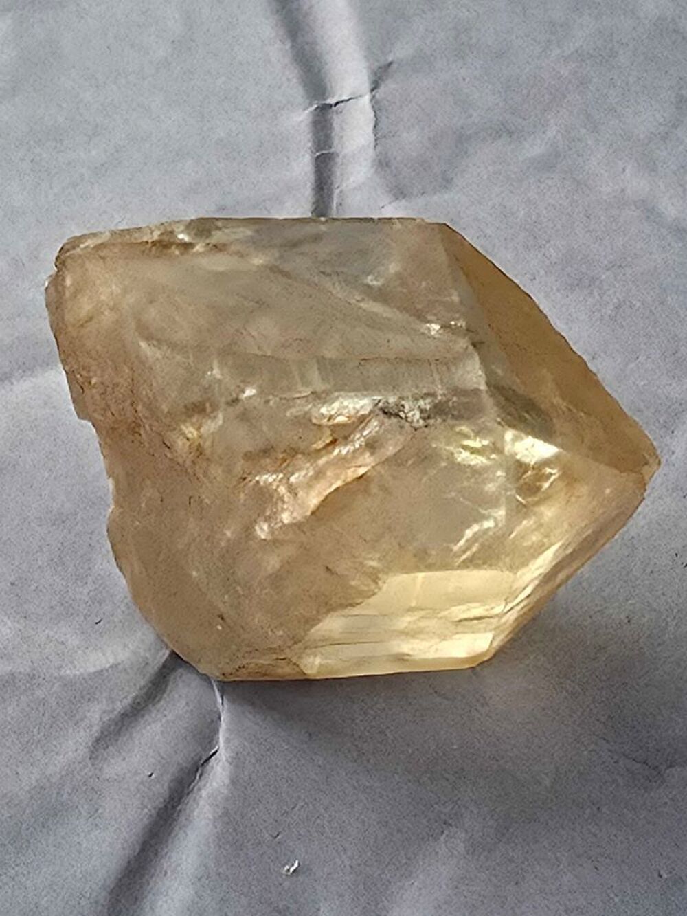 V&eacute;ritable Citrine Naturelle de Kolwezi RDC-37g 
