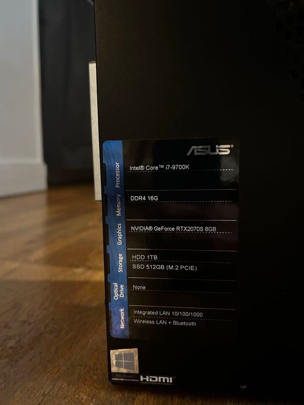 RTX 2070 super i7 9700k 16gb de ram Matériel informatique
