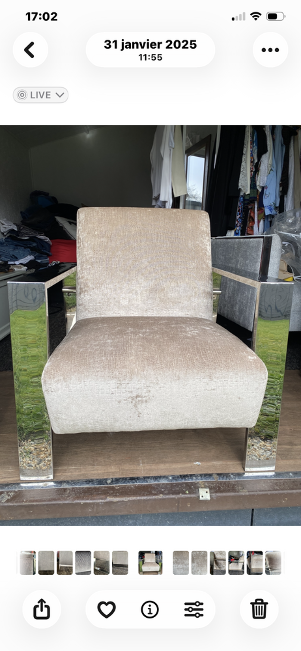 fauteuil contemporain tissu Meubles