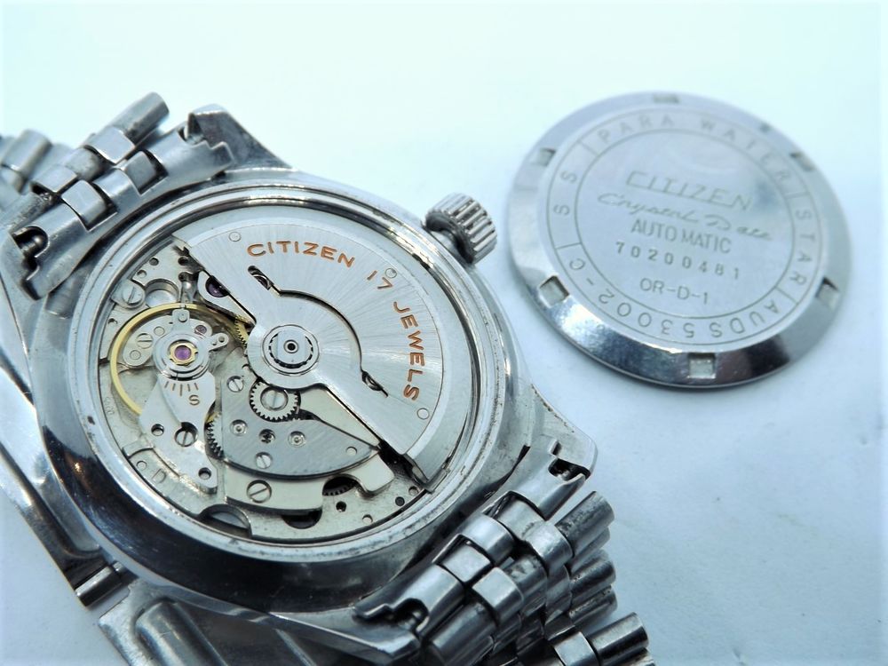 Citizen Crystal Date 5401 Automatic Parawater 1967 Bijoux et montres
