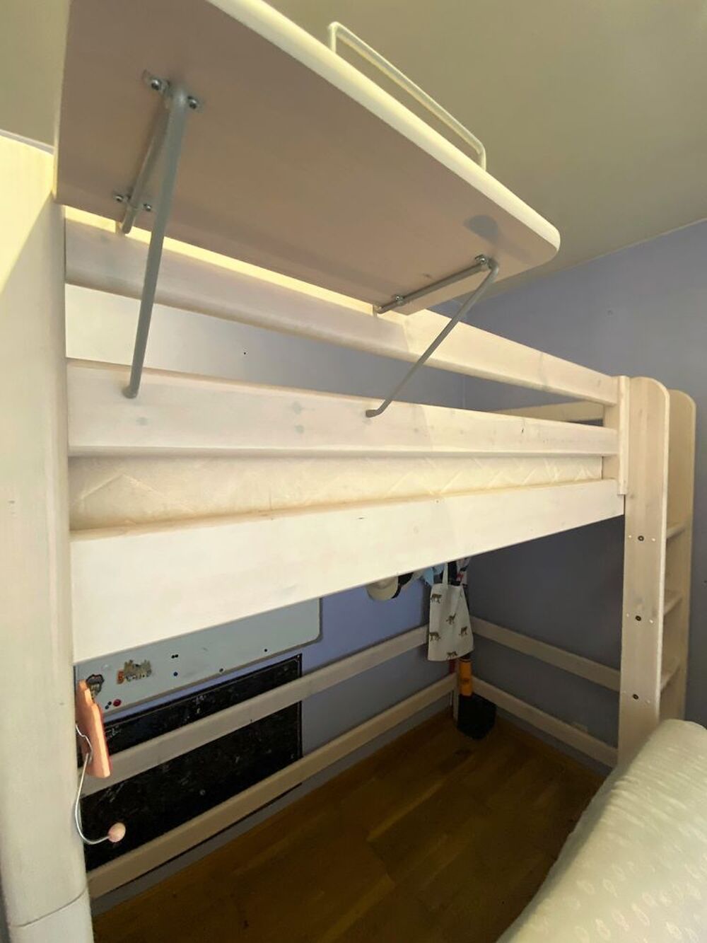 Lit mezzanine 1 personne Flexa mod&egrave;le CLASSIC Mobilier enfants