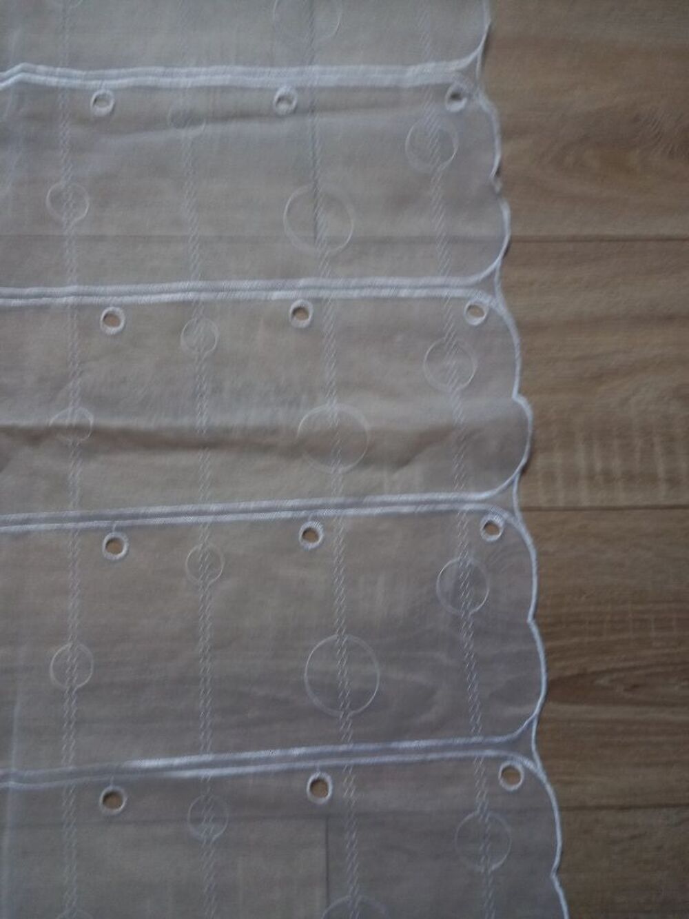 Paire de rideaux blancs 70 X 160 cm Décoration
