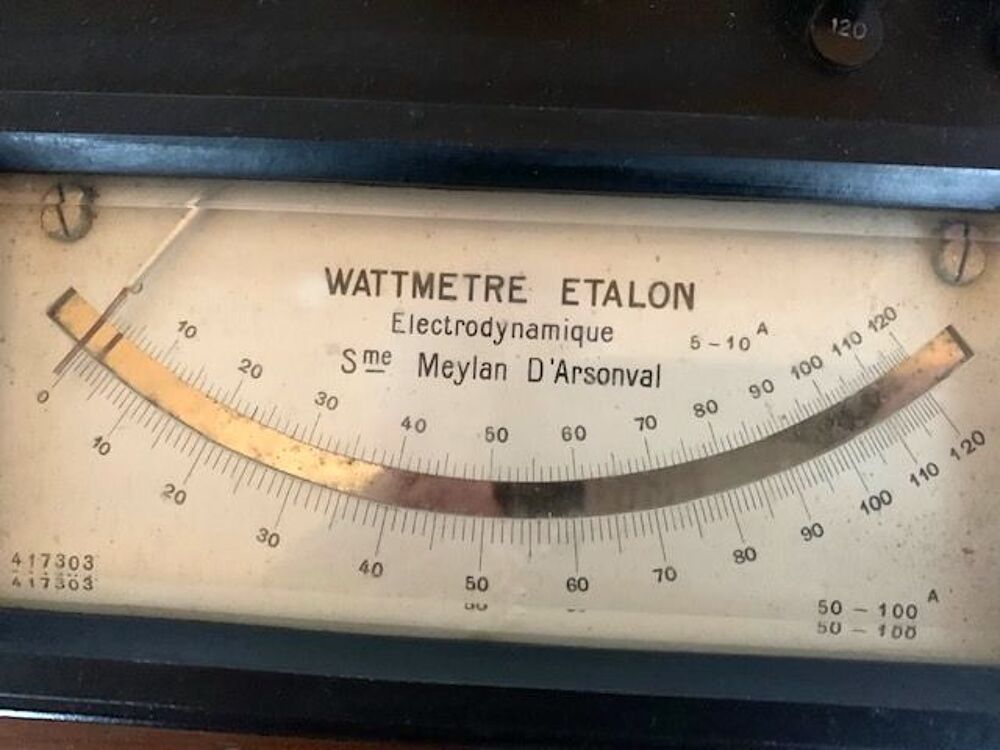 Wattm&egrave;tre Etalon Electrodynamique de 1927 113 