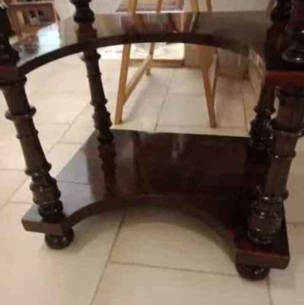 Rare bureau 19eme Edouardien walunt Davenport Meubles