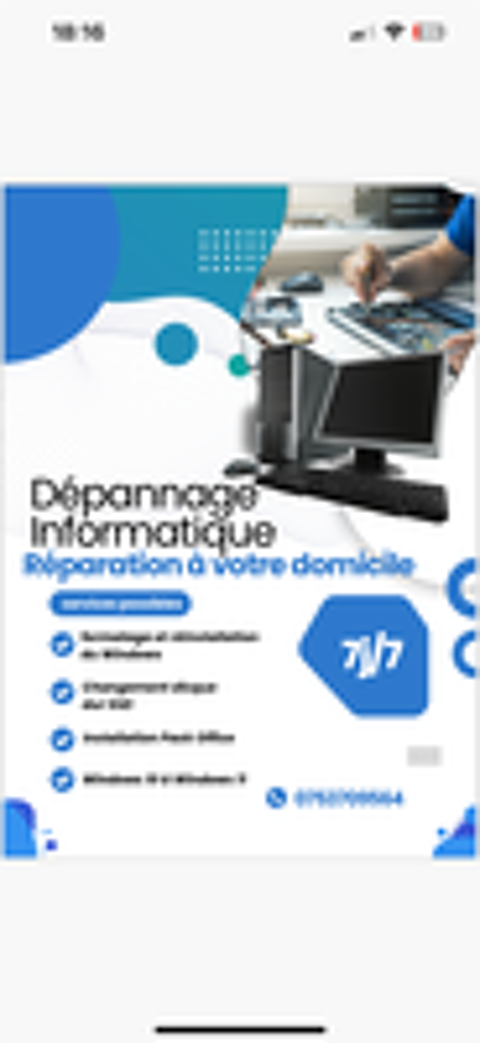   D�pannage informatique � votre domicile  