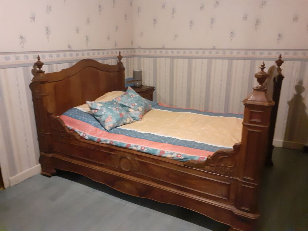 Lit bateau ancien 120cmm 190 cm Meubles